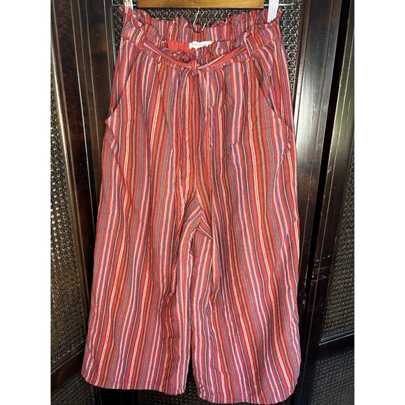 Womens American Eagle Striped Boho Pants Size Small - Picture 1 of 6